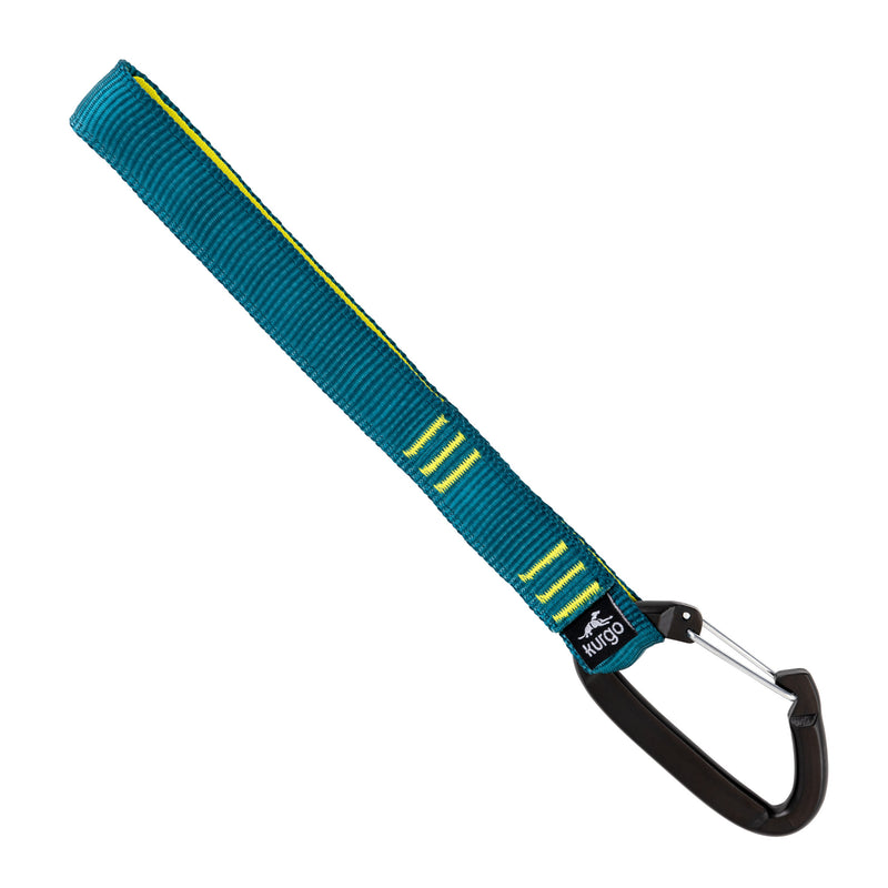 Kurgo Dog Seat Belt Tether With Carabiner – 10" Safety Strap For Car Harnesses, Keeps Pets Secure